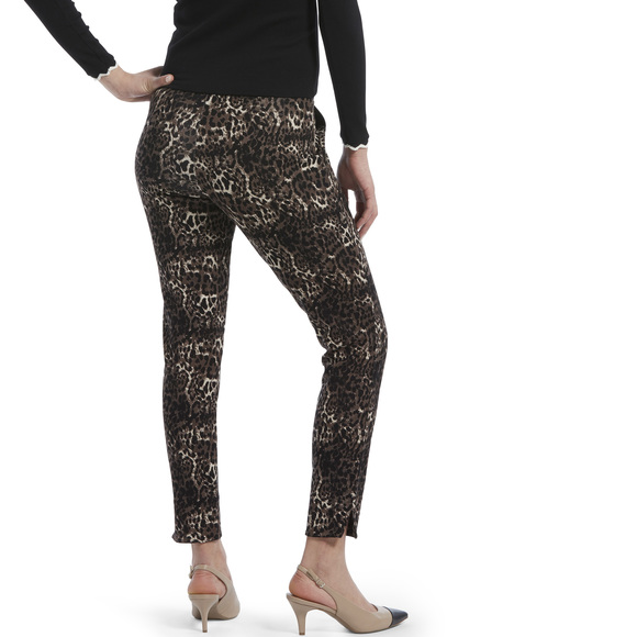 HUE Leopard Ponte 7/8 Legging - Picture 2 of 3